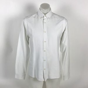 Orlebar Brown White Button-Down Dress Shirt